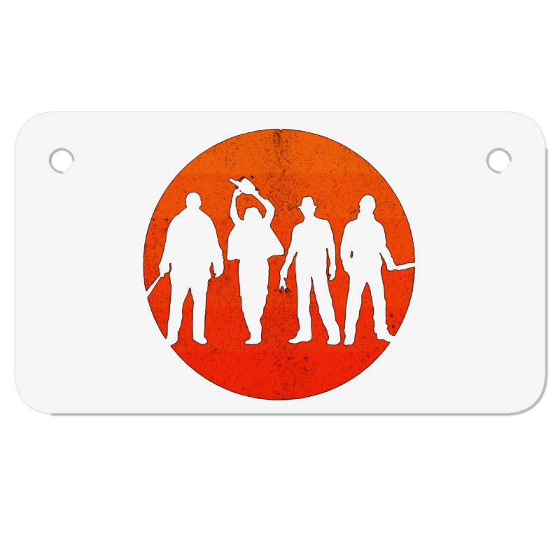 Halloween Friends Motorcycle License Plate | Artistshot