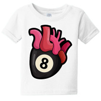 Snooker Pool Heart For A Billiards Player T Shirt Baby Tee | Artistshot