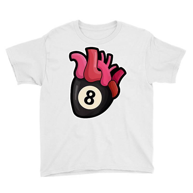 Snooker Pool Heart For A Billiards Player T Shirt Youth Tee | Artistshot