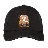 Havanese Dog Thanksgiving Christmas Day T  Shirt Havanese Turkey Costu Vintage Cap | Artistshot