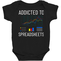 Spreadsheet Calculator Software Budget Templates T Shirt Baby Bodysuit | Artistshot