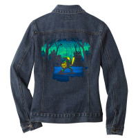 Light Of Courage Ladies Denim Jacket | Artistshot