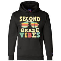 2nd Grade Vibes 2nd Grade Colorful Shirt Champion Hoodie | Artistshot