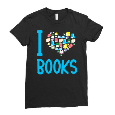 Book Reading Gift For Book Lovers Library Bookworm (7) Ladies Fitted T-shirt Designed By Chuart