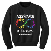 Autism Awareness Wear Red Instead In April 2021 Redinstead T Shirt Youth Sweatshirt | Artistshot