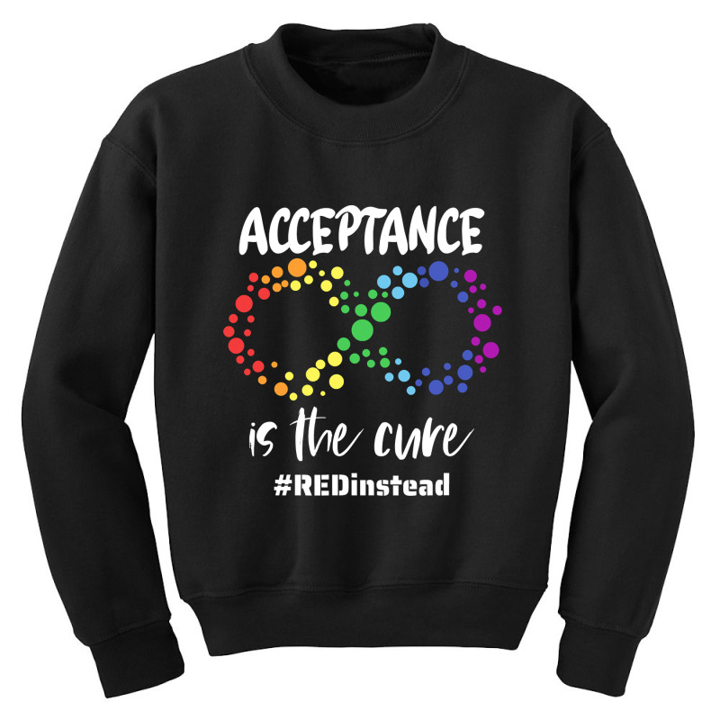 Autism Awareness Wear Red Instead In April 2021 Redinstead T Shirt Youth Sweatshirt by Binhthai9809 | Artistshot