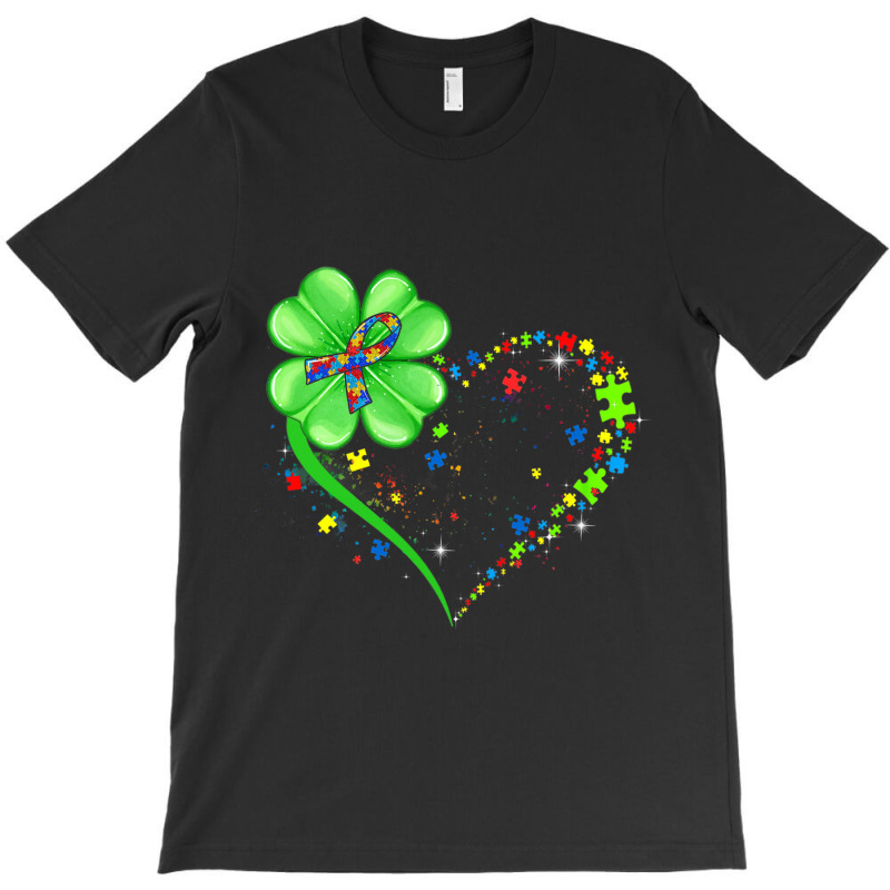 Autism St Patricks Day Clover T-shirt | Artistshot