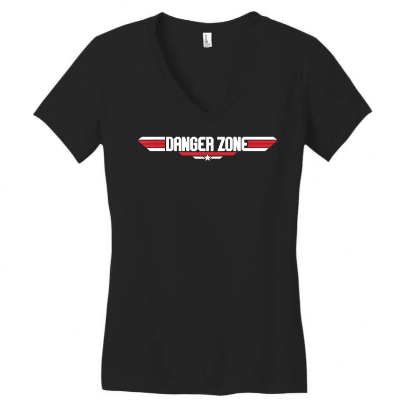 The Danger Zone T Shirt Women's V-Neck T-Shirt by h.avenaver | Artistshot