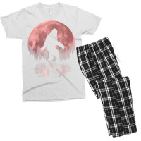 Bigfoot Moon Graphic Night Forest! Cool Sasquatch Men Women T Shirt Men's T-shirt Pajama Set | Artistshot