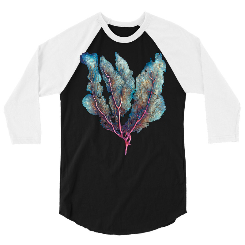 Venus Fan Sea Coral 3/4 Sleeve Shirt | Artistshot