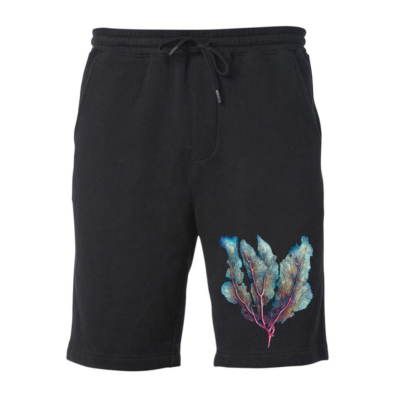 Venus Fan Sea Coral Fleece Short | Artistshot