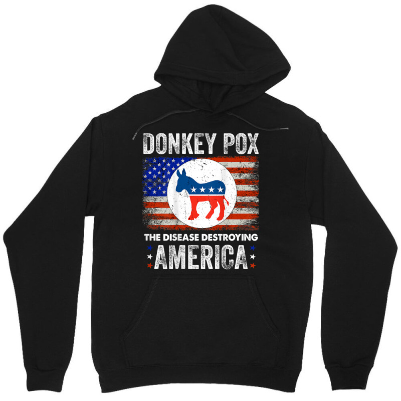 Donkey Pox The Disease Destroying America Back Print T Shirt Unisex Hoodie | Artistshot