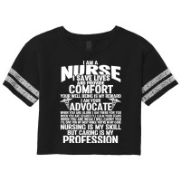 Nursing Is My Skill But Caring Is My Profession Scorecard Crop Tee | Artistshot