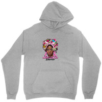 Breast Cancer Warrior Black Woman Unisex Hoodie | Artistshot