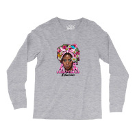 Breast Cancer Warrior Black Woman Long Sleeve Shirts | Artistshot