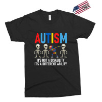 Dabbing Skeleton Not A Disability Autism Awareness Exclusive T-shirt | Artistshot