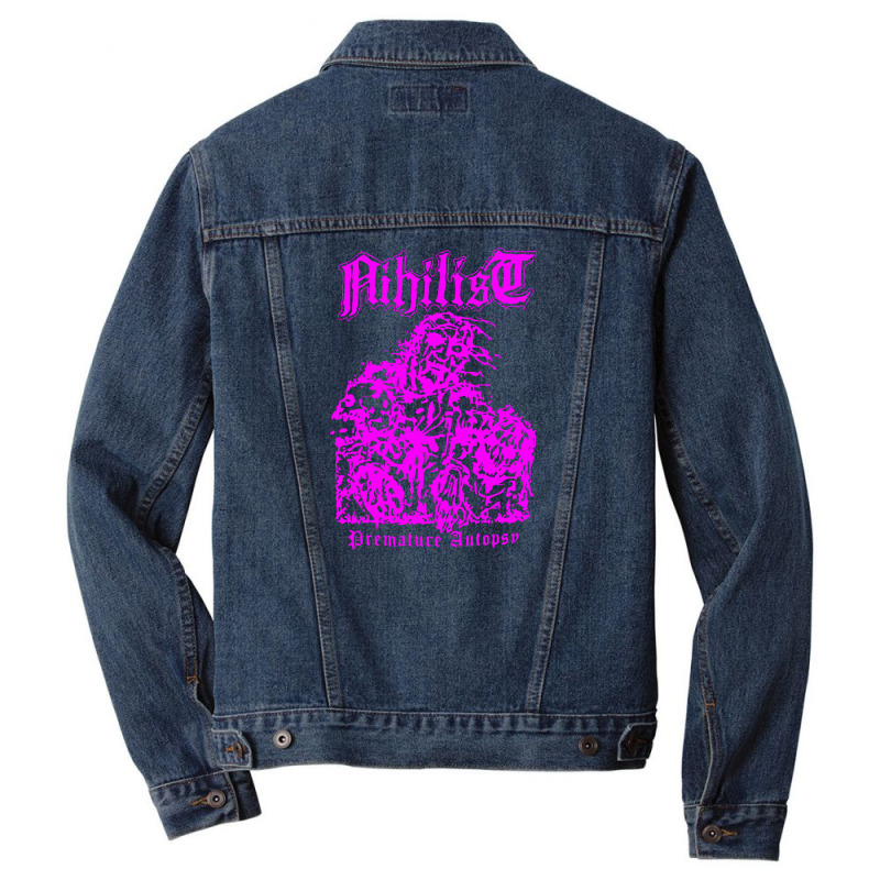 Nihilist Funny Trend New Gifts Essensial Premature Autopsy Entombed Men Denim Jacket by reka4 | Artistshot