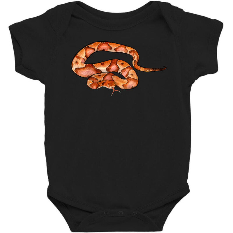 Copperhead Snake Illustrations Baby Bodysuit | Artistshot