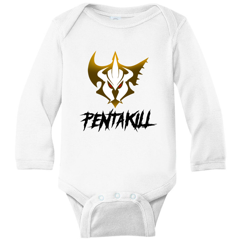 Pentakill Art T Shirt Long Sleeve Baby Bodysuit by BLACKHEART | Artistshot