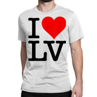 I Love Heart Las Vegas Nevada Lv T Shirt Ladies Fitted T-shirt. By  Artistshot