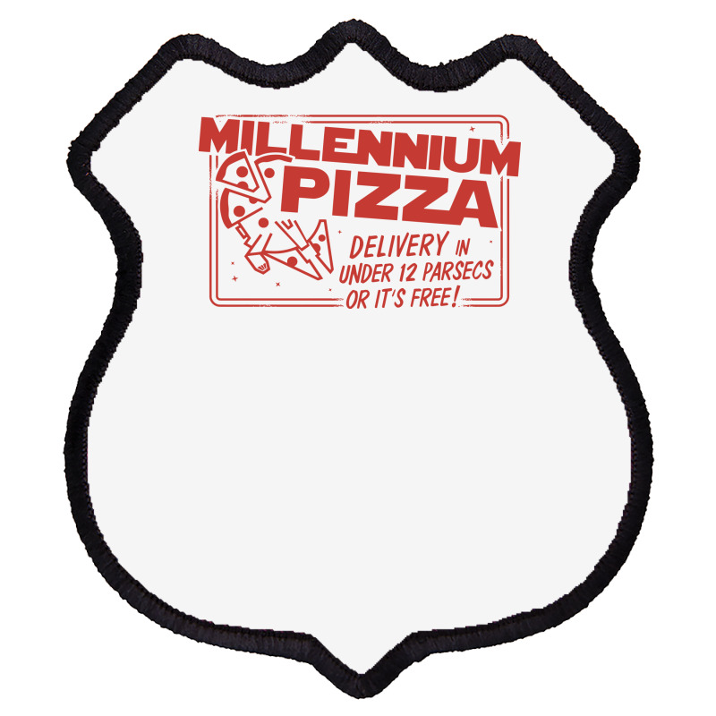 Custom Millennium Pizza Funny Shield Patch By Dannyshop Artistshot