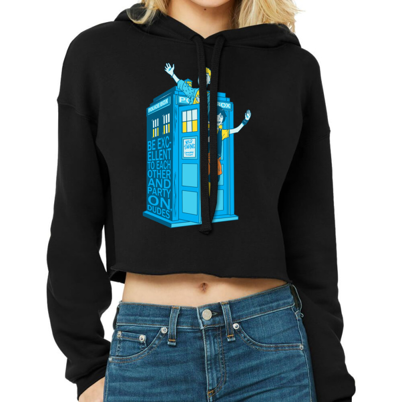 Most Excellent Time Travellers Cropped Hoodie by nhan0105 | Artistshot