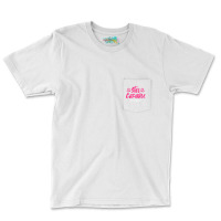 Cleft Lip Palate Strong Pink Awareness Ribbon Warrior Pocket T-shirt | Artistshot