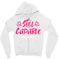 Cleft Lip Palate Strong Pink Awareness Ribbon Warrior Zipper Hoodie | Artistshot