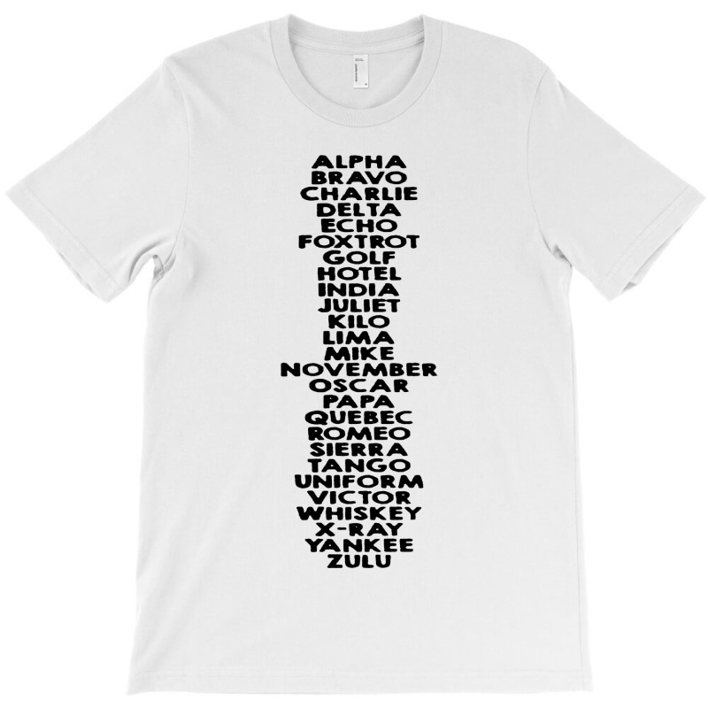 Phonetic Alphabet T-shirt | Artistshot