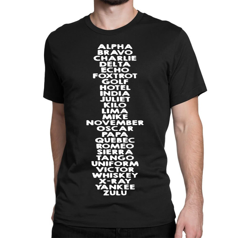 Phonetic Alphabet Classic T-shirt | Artistshot