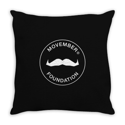 Movember Foundation Throw Pillow Designed By Yellow Star