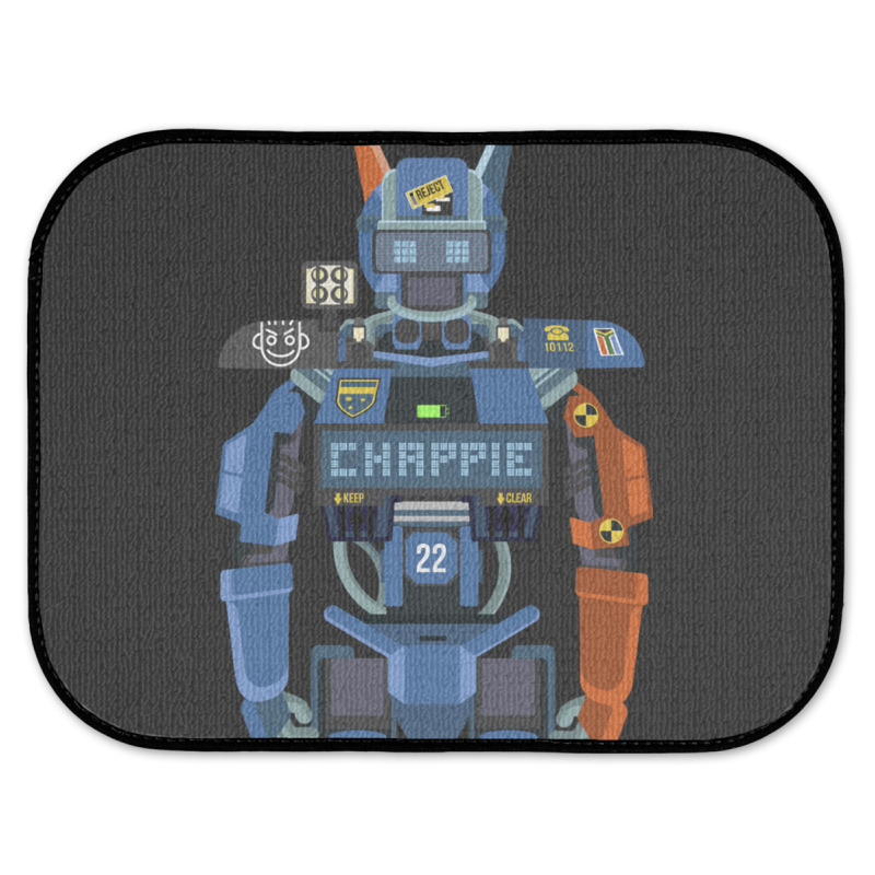 Chappie Flat Fanart Rear Car Mat | Artistshot