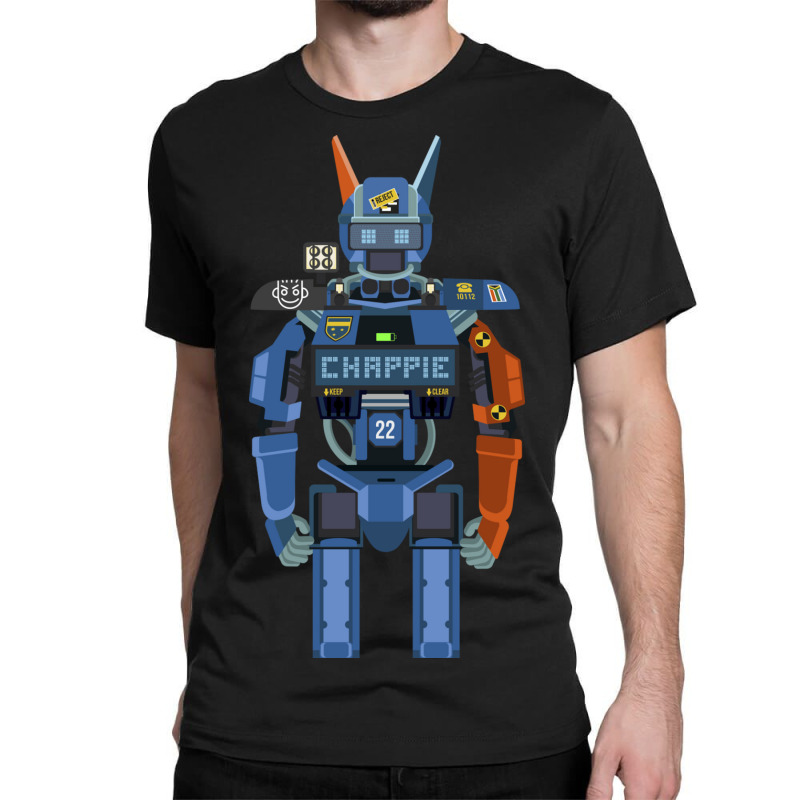 Chappie Flat Fanart Classic T-shirt | Artistshot