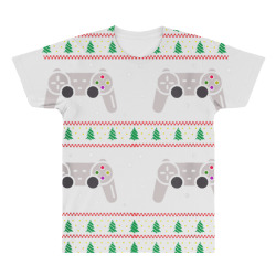 Christmas Gamer Style All Over Men's T-shirt | Artistshot