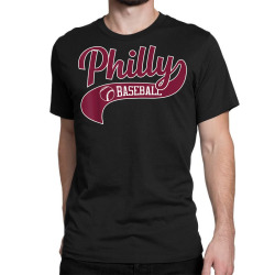 retro philadelphia baseball vintage philly swoosh t shirt Classic T-shirt | Artistshot