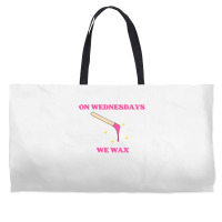 On Wednesdays We Wax Esthetician Aesthetician Skincare T Shirt Weekender Totes | Artistshot