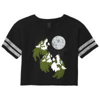 Three Wolf Link Moon Scorecard Crop Tee | Artistshot