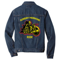 Sunday Morning Ride 1 Men Denim Jacket | Artistshot