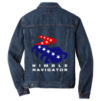 Donald Trump Centiparty Nimble Navigator Men Denim Jacket | Artistshot