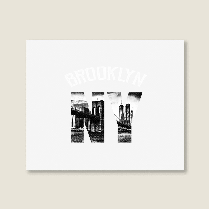 Brooklyn New York Skyline Hoodie Brooklyn Sweatshirt Landscape Canvas Print | Artistshot