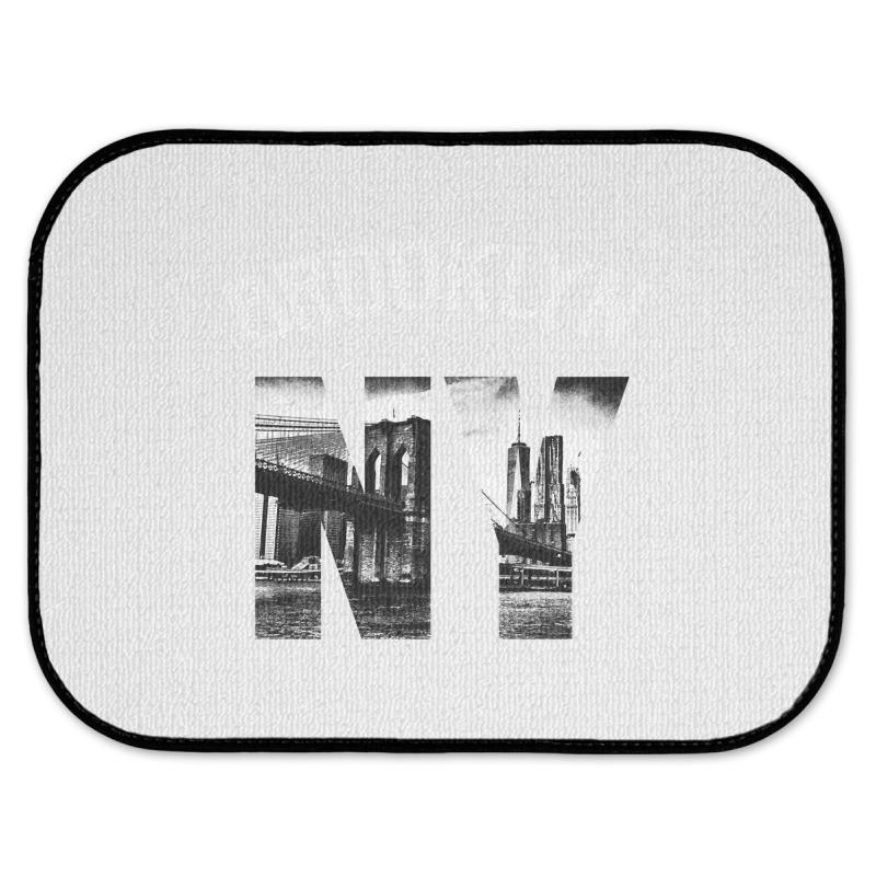 Brooklyn New York Skyline Hoodie Brooklyn Sweatshirt Rear Car Mat | Artistshot