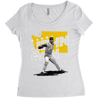 Randy Johnson Player Map Women's Triblend Scoop T-shirt | Artistshot