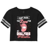 Can't Mask The Love For My Dialysis Patients Pullover Hoodie Scorecard Crop Tee | Artistshot