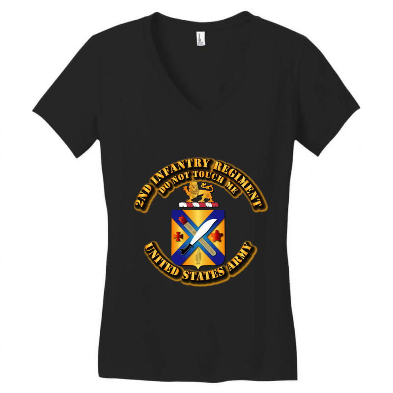 Coa 2nd Infantry Regiment Women's V-Neck T-Shirt by new121 | Artistshot