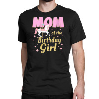 Womens Carousel Party Family Matching Mom 1st First Birthday Girl V Ne Classic T-shirt | Artistshot