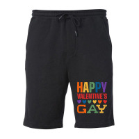 Lgbt Couples Valentines Day Fleece Short | Artistshot