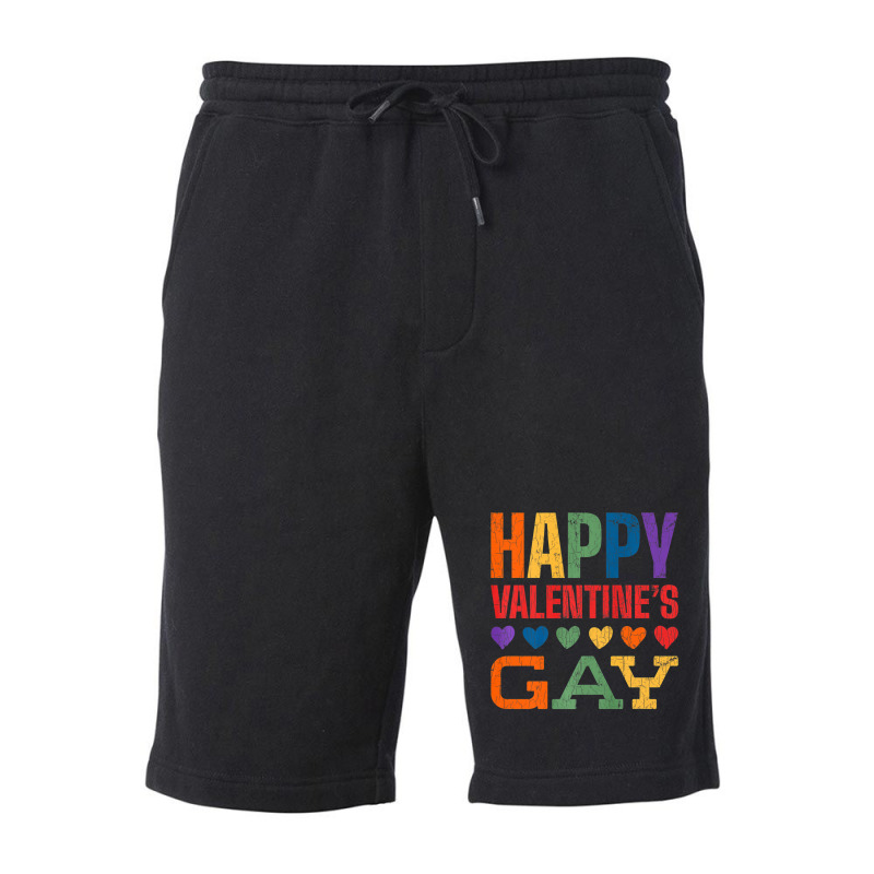 Lgbt Couples Valentines Day Fleece Short | Artistshot