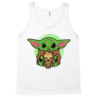 Baby Yoda And Wood Tank Top | Artistshot