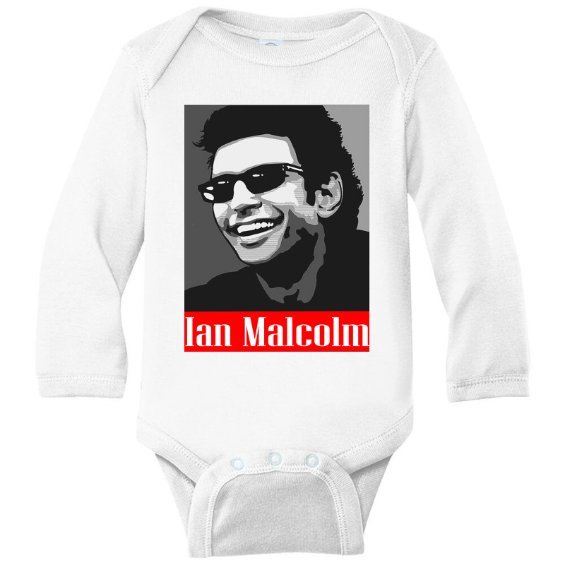 Ian Malcolm 'chaos' Long Sleeve Baby Bodysuit | Artistshot