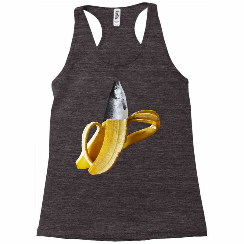 Chihuahua Dog In Banana Fruits T  Shirt Trout Fish Banana Fruits T  Sh Racerback Tank by larkhorse | Artistshot